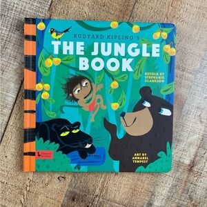 NEW The Jungle Book Board Book A Baby Lit Book Hardcover Picture Book